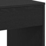 Bureau chêne noir 101x50x76,5 cm Bois d'ingénierie – Image 7