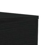 Table basse avec lumières LED chêne noir 50x50x40 cm – Image 7