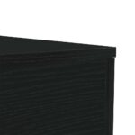 Table basse avec lumières LED chêne noir 90x50x40 cm – Image 7