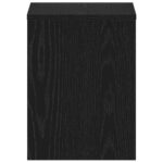 Table de chevet chêne noir 40x30x40 cm bois d'ingénierie – Image 4