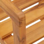 Chaises de jardin 4 pièces 50x53x80 cm Bois massif Acacia – Image 5