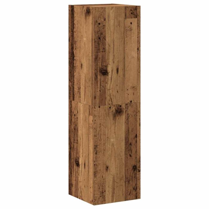 Ensemble de meuble TV mural 8 pcs vieux bois bois d'ingénierie – Image 2