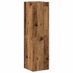 Meubles TV muraux 4 pcs vieux bois bois d'ingénierie – Image 2
