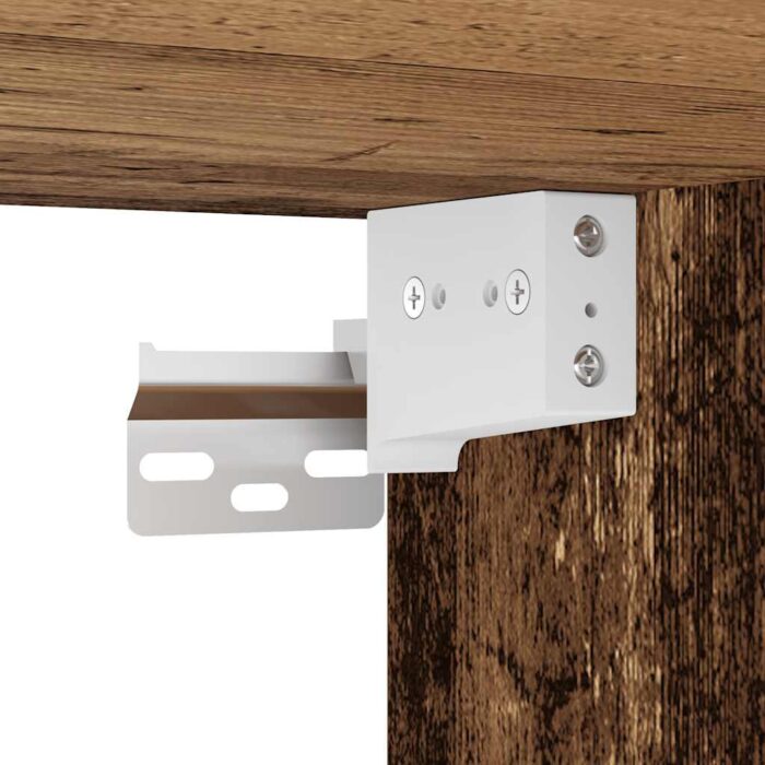 Meubles TV muraux 6 pcs vieux bois bois d'ingénierie – Image 6
