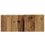 Ensemble de meuble TV mural 5 pcs vieux bois bois d'ingénierie – Image 3
