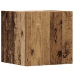 Ensemble de meuble TV mural 5 pcs vieux bois bois d'ingénierie – Image 6