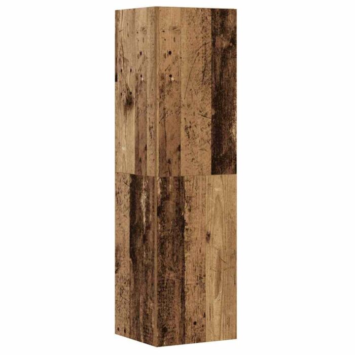 Ensemble de meuble TV mural 5 pcs vieux bois bois d'ingénierie – Image 4