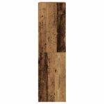 Ensemble de meuble TV mural 5 pcs vieux bois bois d'ingénierie – Image 5