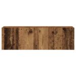 Ensemble de meuble TV mural 7 pcs vieux bois bois d'ingénierie – Image 5