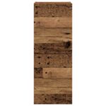 Ensemble de meuble TV mural 4 pcs vieux bois bois d'ingénierie – Image 5