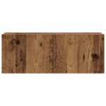 Ensemble de meuble TV mural 7 pcs vieux bois bois d'ingénierie – Image 5
