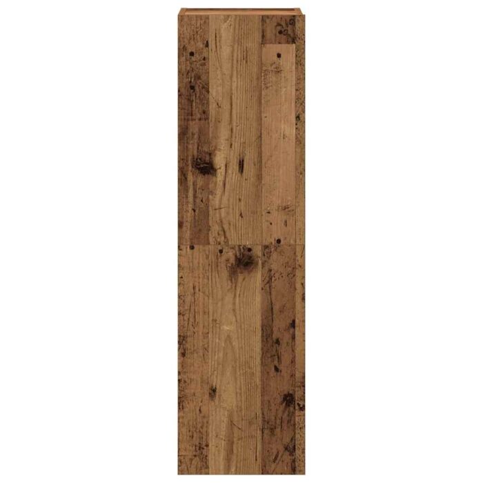 Ensemble de meuble TV mural 6 pcs vieux bois bois d'ingénierie – Image 5