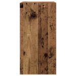 Ensemble de meuble TV mural 4 pcs vieux bois bois d'ingénierie – Image 7