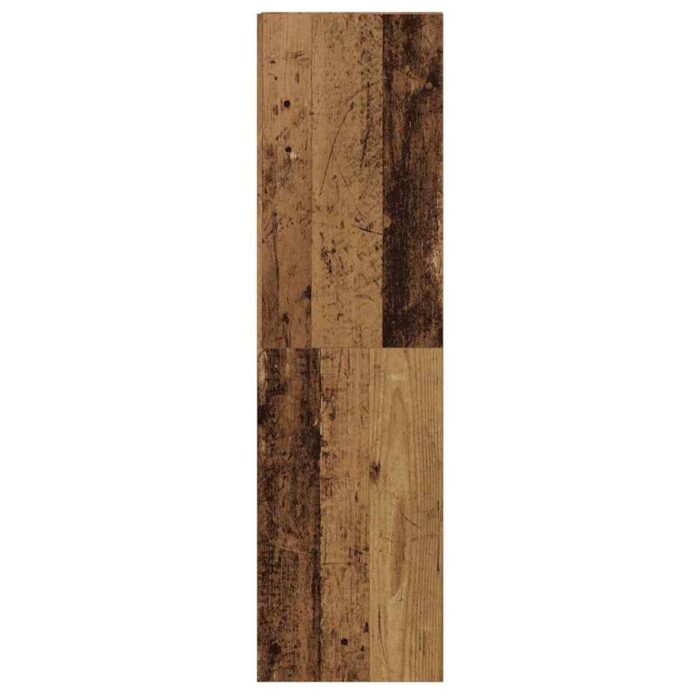 Ensemble de meuble TV mural 4 pcs vieux bois bois d'ingénierie – Image 7