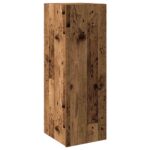 Ensemble de meuble TV mural 9 pcs vieux bois bois d'ingénierie – Image 4