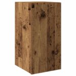 Ensemble de meuble TV mural 9 pcs vieux bois bois d'ingénierie – Image 6
