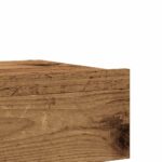Table de chevet vieux bois 60x35 cm bois d'ingénierie – Image 9