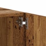 Table de chevet vieux bois 100x35x40 cm bois d'ingénierie – Image 7