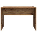 Ensemble de coiffeuse avec LED vieux bois bois d'ingénierie – Image 6