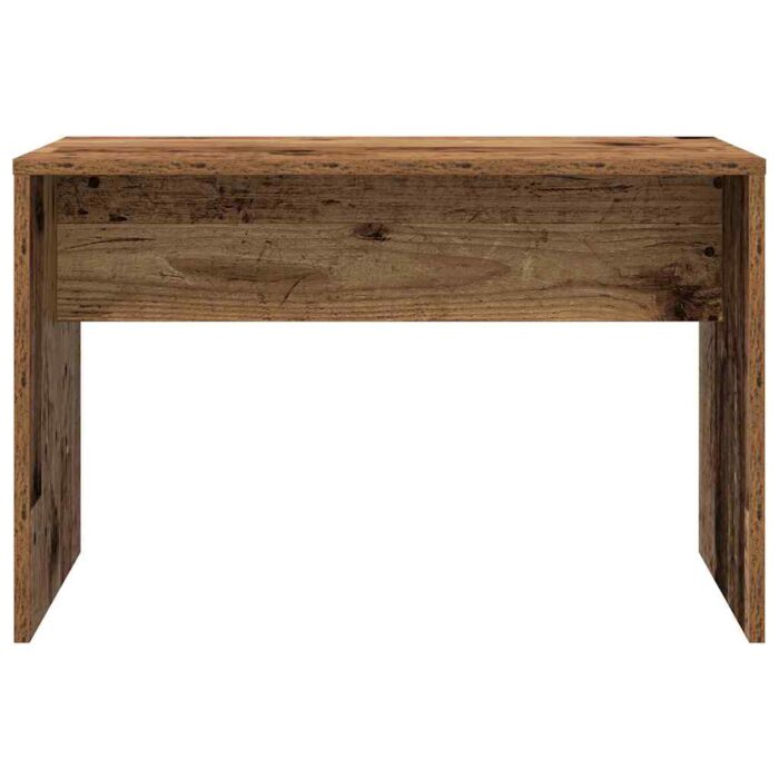 Ensemble de coiffeuse avec LED vieux bois bois d'ingénierie – Image 6