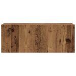 Ensemble de meuble TV mural 5 pcs vieux bois bois d'ingénierie – Image 5