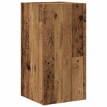 Ensemble de meuble TV mural 5 pcs vieux bois bois d'ingénierie – Image 2