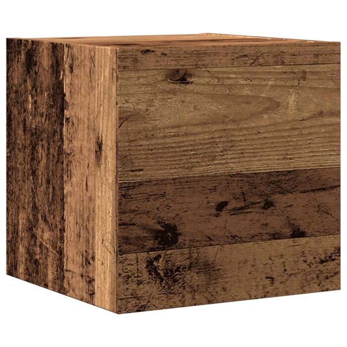 Ensemble de meuble TV mural 5 pcs vieux bois bois d'ingénierie – Image 6