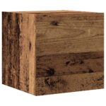 Ensemble de meuble TV mural 5 pcs vieux bois – Image 4