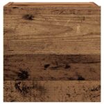 Ensemble de meuble TV mural 7 pcs vieux bois bois d'ingénierie – Image 5