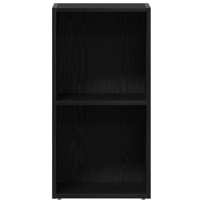 Boîtes de rangement LP chêne noir 71x34x36 cm bois ingénierie – Image 3