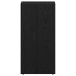 Boîtes de rangement LP chêne noir 71x34x36 cm bois ingénierie – Image 4