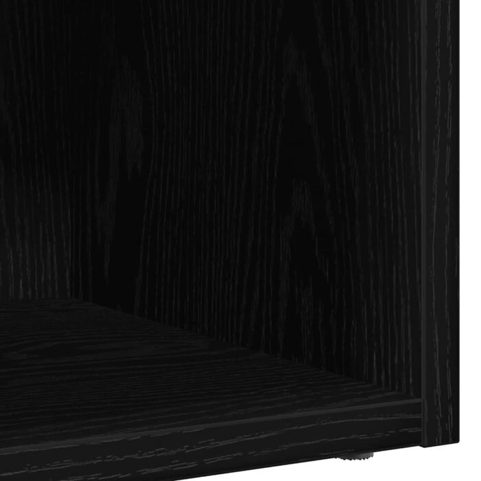 Boîtes de rangement LP chêne noir 71x34x36 cm bois ingénierie – Image 6