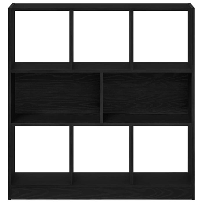Bibliothèque chêne noir 97,5x29,5x100 cm bois d'ingénierie – Image 3