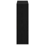 Bibliothèque chêne noir 97,5x29,5x100 cm bois d'ingénierie – Image 4