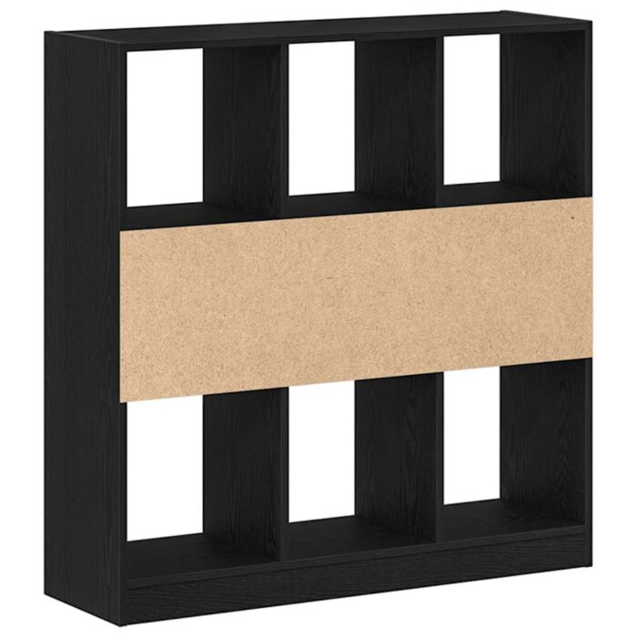 Bibliothèque chêne noir 97,5x29,5x100 cm bois d'ingénierie – Image 5