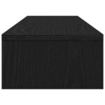 Support de moniteur chêne noir 100x24x13 cm bois d'ingénierie – Image 4