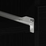 Bureau chêne noir 90x45x76 cm bois d'ingénierie – Image 8