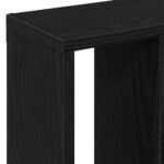 Étagère murale chêne noir 45x16x45 cm bois d'ingénierie – Image 6