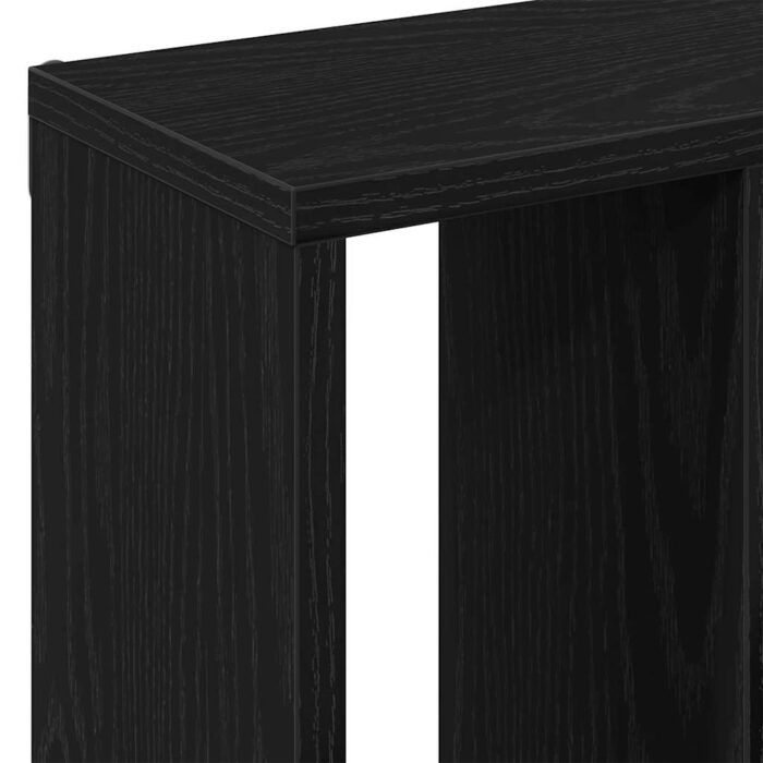 Étagère murale chêne noir 45x16x45 cm bois d'ingénierie – Image 6