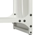 Portant de bois chauffage blanc 40x30x80 cm – Image 6