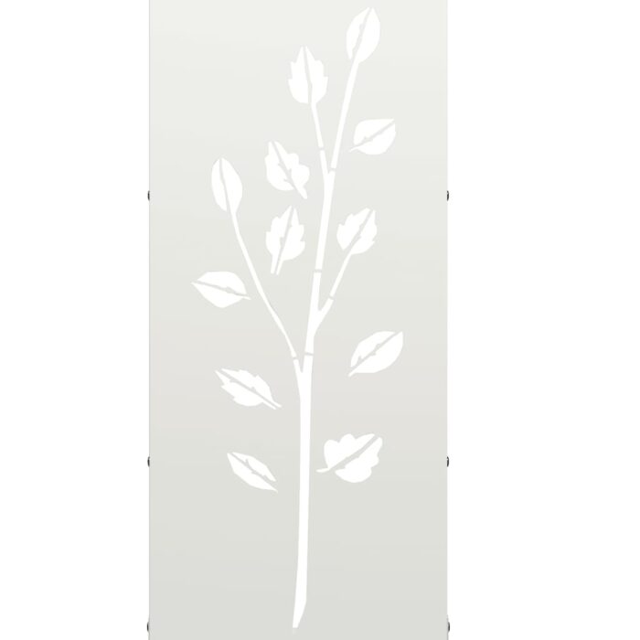 Portant de bois chauffage blanc 40x30x80 cm – Image 7