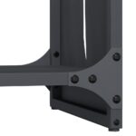 Portant de bois chauffage anthracite 40x30x80 cm – Image 6