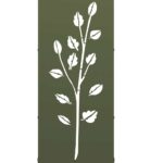 Portant de bois chauffage vert olive 40x30x80 cm – Image 7