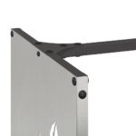 Portant de bois de chauffage 40x30x80 cm acier inoxydable – Image 5