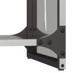 Portant de bois de chauffage 40x30x80 cm acier inoxydable – Image 6