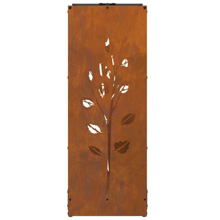 Étagère à bois 40x30x80 cm acier résistant aux intempéries – Image 5