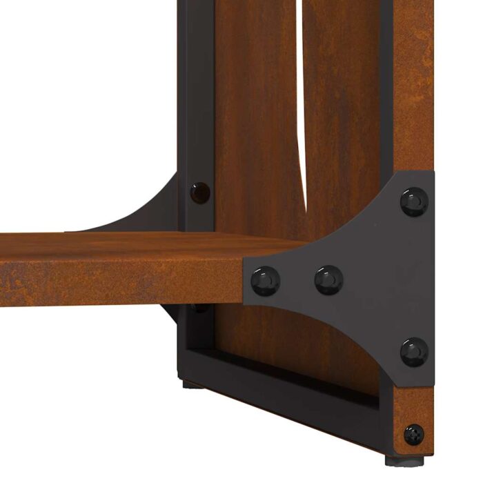 Étagère à bois 40x30x80 cm acier résistant aux intempéries – Image 8