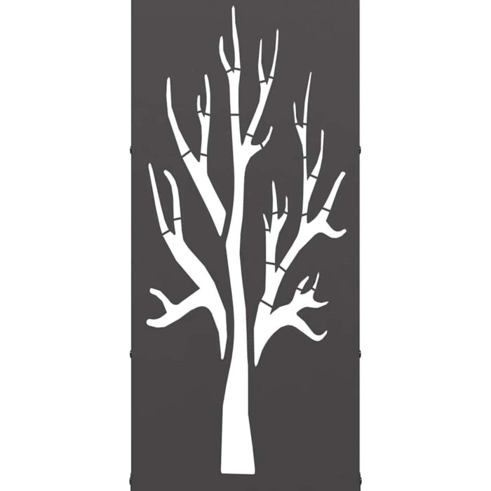 Portant de bois chauffage noir 40x30x80 cm – Image 7