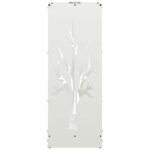 Portant de bois chauffage blanc 40x30x80 cm – Image 4