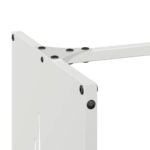 Portant de bois chauffage blanc 40x30x80 cm – Image 5